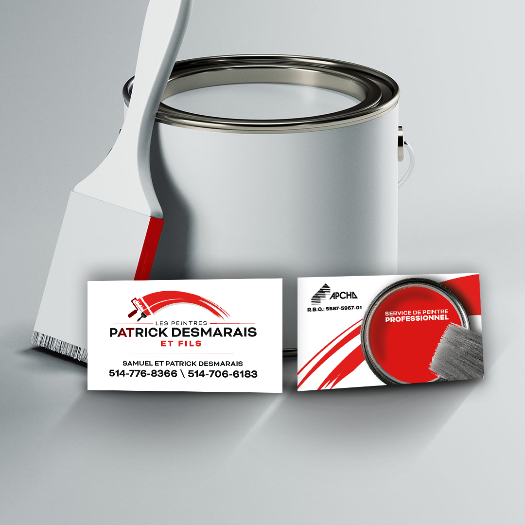 Carte professionnelle Patrick Desmarais et Fils
