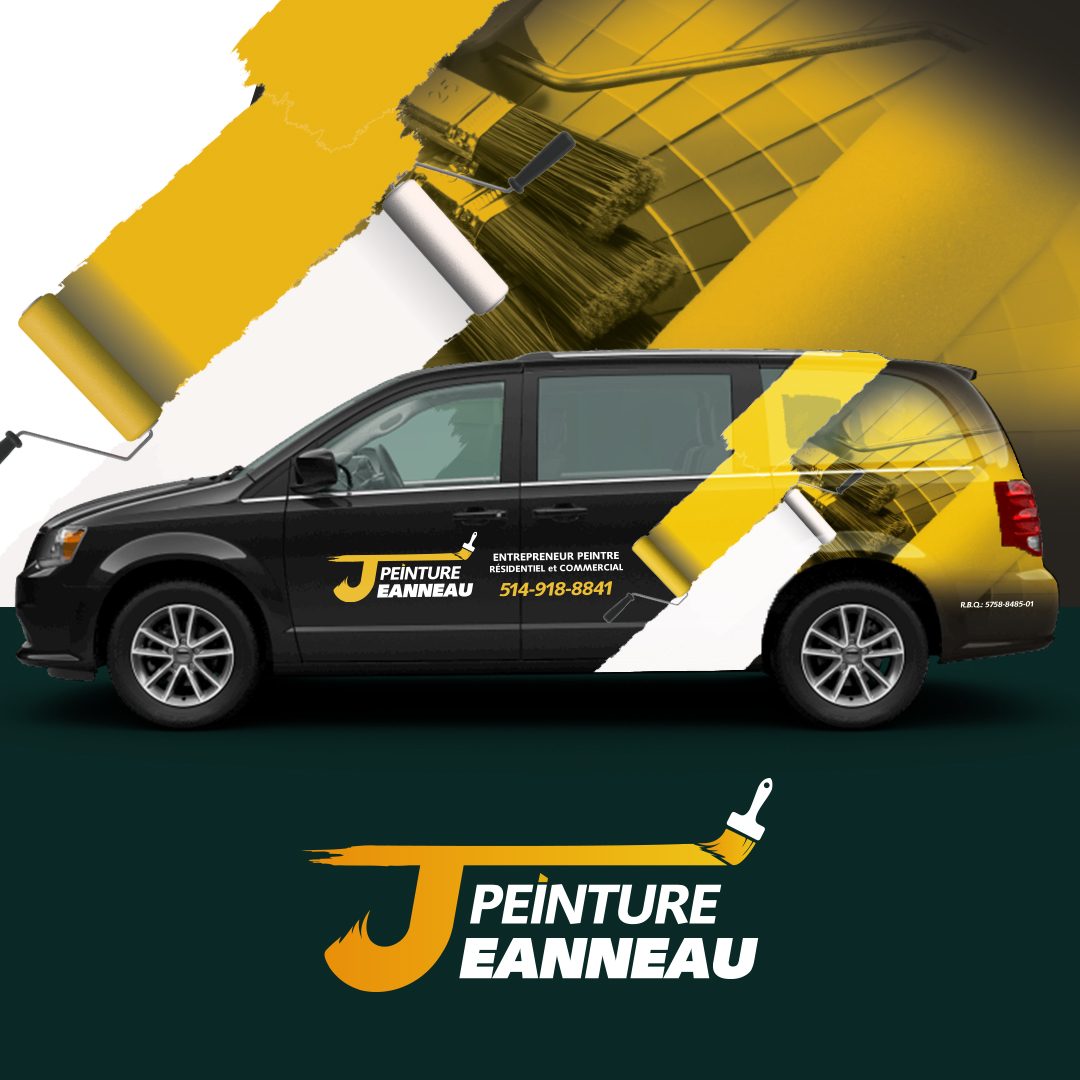 Lettrage véhicule Peinture Jeanneau